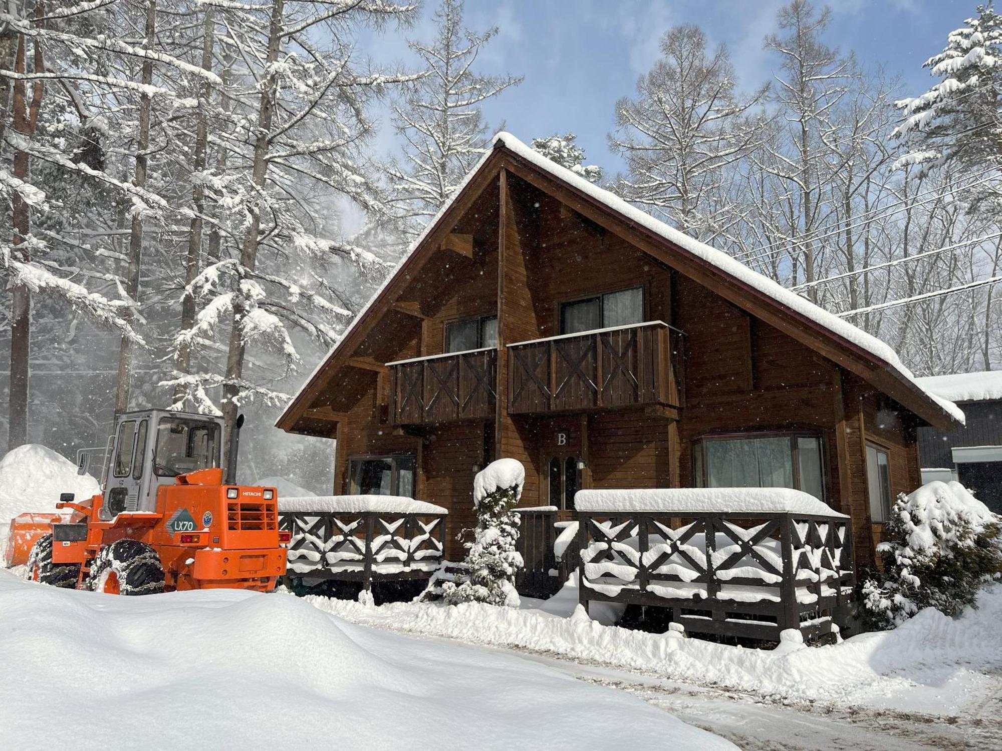 Log Cottage Epoch Hakuba Dış mekan fotoğraf
